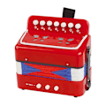 Miniatyrbild 2 av 5: Dragspel Instrument 7 Tangenter 2 Bas Litet Dragspel Pedagogiskt Musikinstrument Julklapp LGL