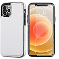 Miniatyrbillede 3 af 5: 2 stk. Wallet Case Kompatibel med iPhone 12 Pro/12, slankt beskyttelsesetui med kortholder, PU læder etui med stativ og kortpladser med en skærmbeskytter