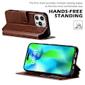 Pikkukuva 3 / 4: IPhone 14 Pro iskunkestävä PU + TPU -nahkainen puhelinkotelo