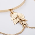 Miniatyrbillede 2 af 4: Boho Arm Armbånd Hul Blad Design Arm Smykker