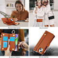 Pikkukuva 4 / 5: Crossbody-lompakkonahkakotelo iPhone 12 minille