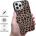 Miniatyrbillede 4 af 4: TPU læder telefoncover til iPhone 14 Pro
