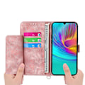 Miniatyrbild 2 av 5: För Samsung Galaxy S25 Fodral Blommönster PU Läder Plånboksfodral med Rem - Rosa