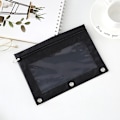 Miniatyrbillede 1 af 4: 8 stk. 3-huls -kapacitet Penalhus Filpose Holdbar Ringbindslomme black