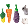 Miniatyrbillede 1 af 3: 3 stk. hamsterlegetøj, kanin, forsyninger til tandslibning, dragekat