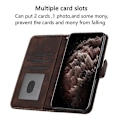 Miniatyrbillede 5 af 5: Cubic Skin Feel Flip Læder Telefon Cover til iPhone 13 Pro (Blå)