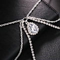 Miniatyrbilde 2 av 3: Bryllup Multi Layer Duske Rhinestone Skulderkjede sliver