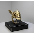 Miniatyrbillede 3 af 4: Hjelm Dekorativ Kunst Spillerum Skrivebordsstatue