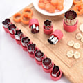 Miniatyrbild 5 av 6: 12-pack Grönsaks- och Fruktformare för Kakor