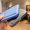 Miniatyrbillede 5 af 5: TPU-etui med kortholder og skydelinsbeskyttelse til iPhone 15 Pro Max