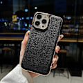 Miniatyrbillede 2 af 5: Læder Elektroplettering Telefon Cover Til iPhone 14 Pro
