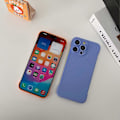 Pikkukuva 2 / 5: iPhone 14 Pro Max -kotelo aaltopahvin tekstuurilla, kehyksetön kova PC-puhelinkuori