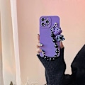 Miniatyrbillede 2 af 4: Passer til iPhone 15/16 mobiltelefon cover gradient bjørn frostet fuld soft case iPhone15 plus grøn