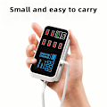Miniatyrbillede 5 af 5: Multi USB-oplader med LCD-display, smartphone