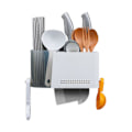Miniatyrbilde 1 av 4: Oppbevaringsstativ for spisepinner, veggmontert, perforeringsfri