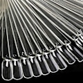 Miniatyrbillede 4 af 8: Neglefarve display sticks, salon neglefarve display sticks, manicure øvelse, vifteform, med metalring, 50 ark pr. pakke, naturlig farve Transparent