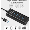 Miniatyrbild 4 av 5: Hög Hastighet 4-Portars USB 3.0 Multi HUB Splitter Förlängning