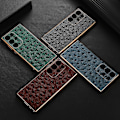 Miniatyrbild 4 av 4: För Samsung Galaxy S23 Ultra 5G Läder Struts Textur Nano Elektroplätering Mobilskal