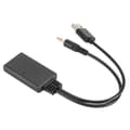 Miniatyrbillede 5 af 7: Bil AUX 3.5MM Bluetooth Audio Kabel Audio Modtager