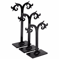 Miniatyrbilde 3 av 5: 3 stk. Akryl Øredobber Stativ Holder T-form Ørepropper Rack