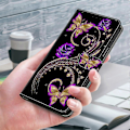 Pikkukuva 5 / 5: iPhone 16 Pro Max -kotelo 3D-kuvioitu PU-nahkainen lompakkokotelo jalustalla