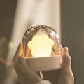 Miniatyrbillede 4 af 4: Katteklo Natlampe Soveværelse Sengelampe Atmosfære USB-opladning gray