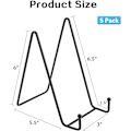 Miniatyrbillede 2 af 7: 5 STK. Display Stande 15 cm Billedramme Stand, Stande til Display, Tallerkenholder Display Stand Holdere til Billeder