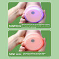 Miniatyrbillede 3 af 4: Genopladelig Bærbar Juicer Blender Flaske, Rustfrit Stål pink