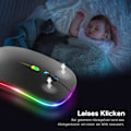 Pikkukuva 4 / 4: Bluetooth-kaksoistila langaton hiiri, lataus, äänetön