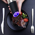 Miniatyrbilde 4 av 8: 2 stk. Elektrisk pepperkvern med justerbar grovhet