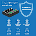 Miniatyrbillede 4 af 5: 8 Slots Batterioplader AA/AAA Digital Display Genopladelige Batterier Opladning
