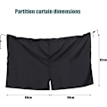 Pikkukuva 3 / 8: Auton osat verhot markiisi auton verhot SUV:lle ja yleisille ajoneuvoille 140 x 81 cm