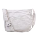Miniatyrbillede 1 af 7: Canvas Taske Mode Messenger Taske Studenter Skuldertaske white
