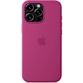Miniatyrbillede 4 af 4: 1 stk. Apple iPhone 16 Pro Max silikonecover med MagSafe og kamerastyring - Fuchsia