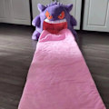 Miniatyrbild 1 av 4: Tecknad Gengar Tung Sovande Klapp Sovkudde, Filt för tupplur med dubbel användning