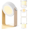 Miniatyrbillede 1 af 5: LED sengelampe natlampe retro touch justerbar, foldbar white