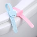 Miniatyrbillede 2 af 5: 2 stk. toilet sæde løfter, silikone materiale toilet sæde håndtag blue