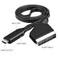 Pikkukuva 2 / 5: SCART-HDMI-kaapeli 1 metri, kätevä muuntokaapeli