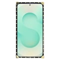 Pikkukuva 2 / 5: Samsung Galaxy S25+ S24+ Kotelo TPU + PC Galvanoidulla Perhosjalustalla - Valkoinen