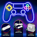 Miniatyrbild 5 av 5: Neonljusskylt för gamers, spelkontroll neonljusskylt för gamer-rumsinredning. Gaming neonljusskylt för tonårspojkrum, LED gaming neonljusskylt gaming väggdekor