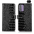 Pikkukuva 1 / 4: Nokia G42 5G krokotiilinnahkaa jäljittelevä puhelinkotelo, aitoa pintanahkaa