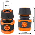 Miniatyrbillede 2 af 2: 6 stk. Slangekobling Kobling 1/2 \" Haveredskaber Slanger Vandhane
