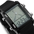 Miniatyrbilde 2 av 4: Utendørs LED Digital Klokke Dual-display Sportsklokke black