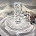 Miniatyrbillede 5 af 5: LED skrivebordslampe krystal, diamant natlampe, atmosfærelampe