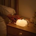 Miniatyrbillede 5 af 5: Sød Elefant Natlampe Silikone Induktions Skrivebordslampe