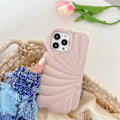 Miniatyrbilde 2 av 5: Seashell-formet telefondeksel til iPhone 14 Pro Max, blank overflate, mykt TPU-beskyttelsesdeksel