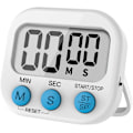 Miniatyrbillede 1 af 3: Digital Visuel Timer Stopur med Høj Alarm, Magnetisk Bagside