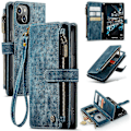 Miniatyrbillede 1 af 4: Til iPhone 14 Plus CaseMe C30 Multifunktionelt Telefon Læder Etui