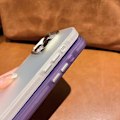 Miniatyrbillede 2 af 4: Laser Effekt Gradient Stødsikkert PC+TPU Telefoncover til iPhone 15 Pro