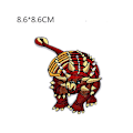 Miniatyrbillede 2 af 5: 14 stk. Patch Dinosaur Broderi Applikationsmærke Sy- eller Strygemærker til Børnetøj Restaurering Dekoration